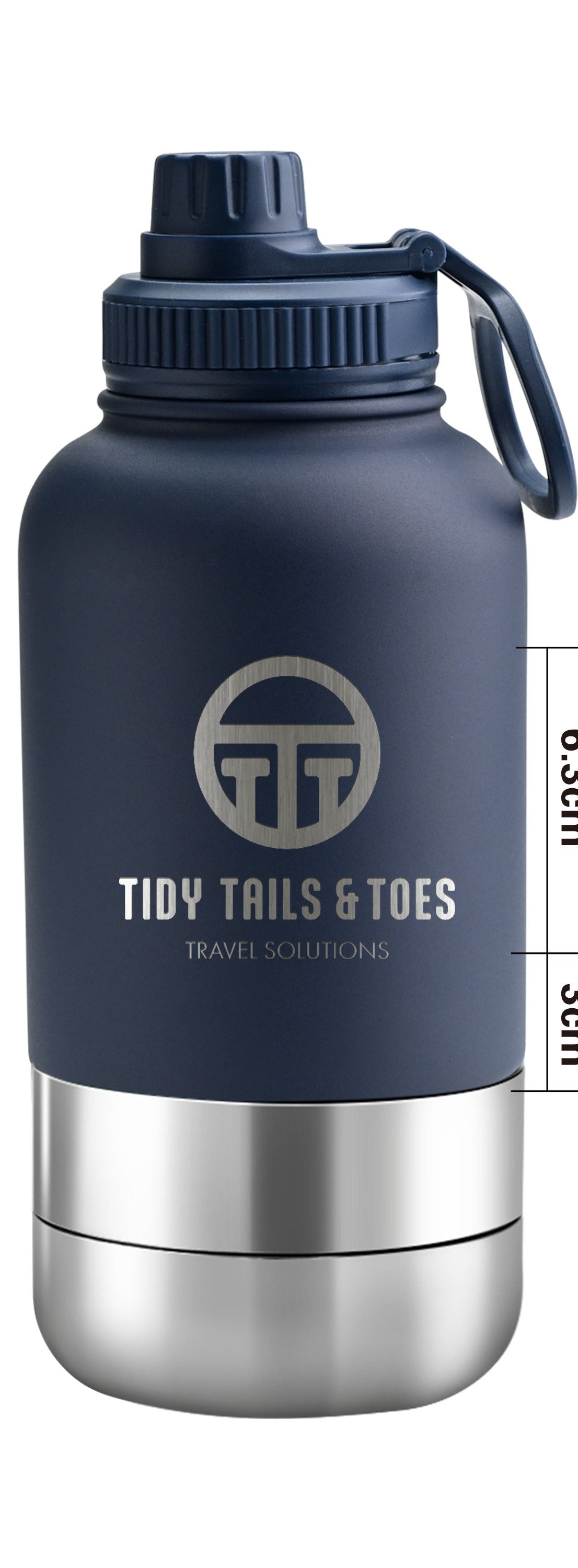 3 in 1 Stainless Steel Insulation Portable Travel Water and Food Bottle / Bento Cylinder