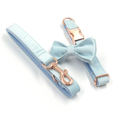 Velvet Lead, Collar, Bow-tie and rubbish bag dispenser bundle