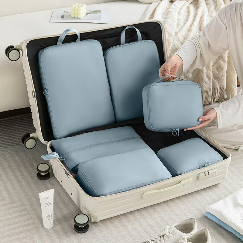 6 Piece Luggage Packing Cubes / Clothing Organiser