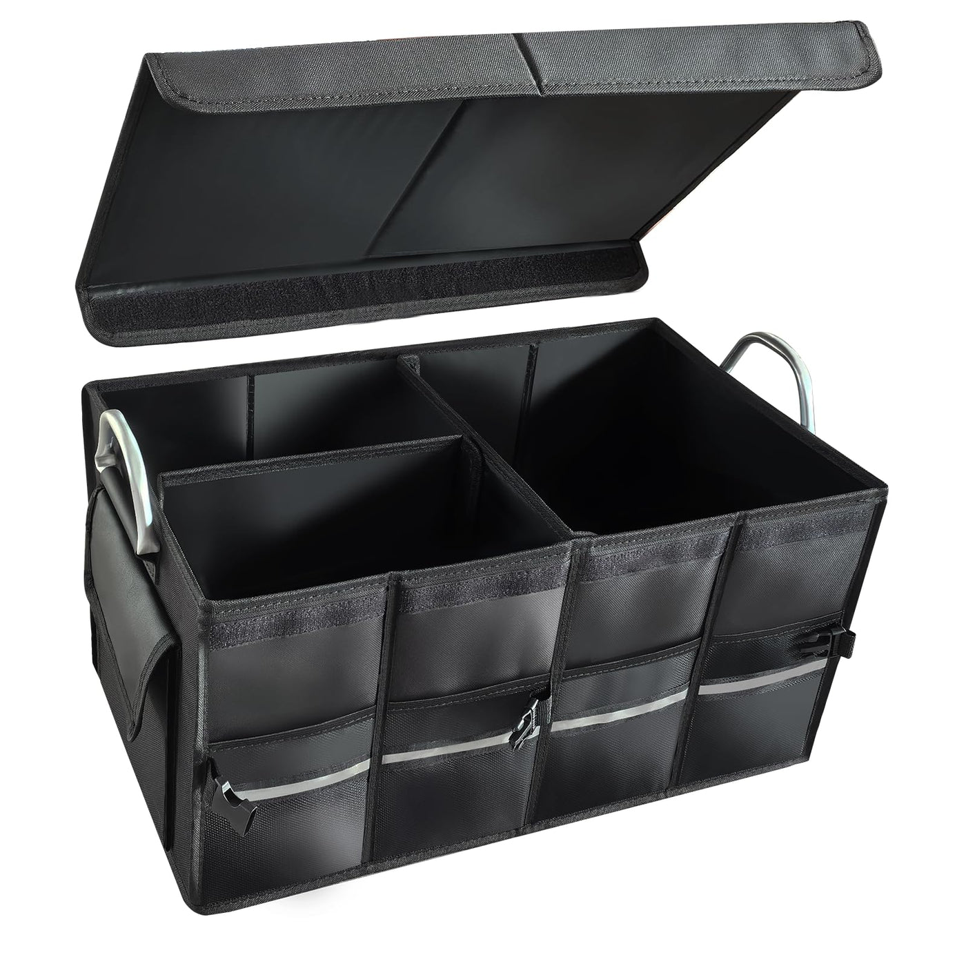 Collapsible Car Organiser Storage box with shoe storage
