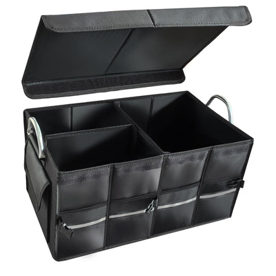 Collapsible Car Organiser Storage box with shoe storage