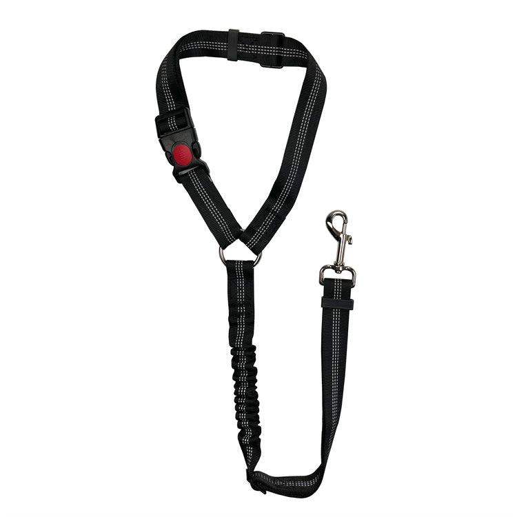 Car Headrest Pet Restraint with Bungee