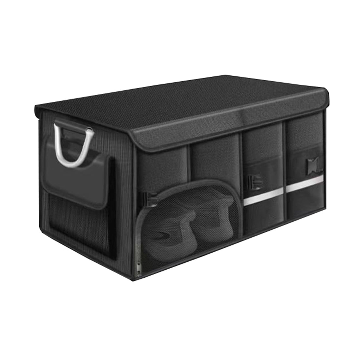 Collapsible Car Organiser Storage box with shoe storage