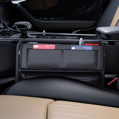 Leather Car Consol Organiser / Gap storage unit