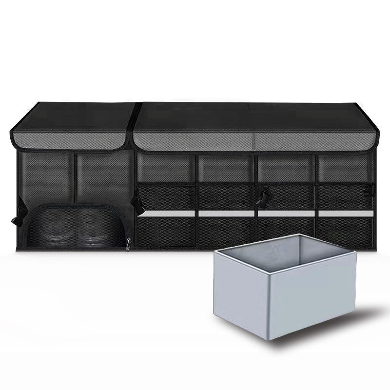 Collapsible Car Organiser Storage box with shoe storage