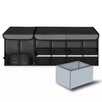 Collapsible Car Organiser Storage box with shoe storage