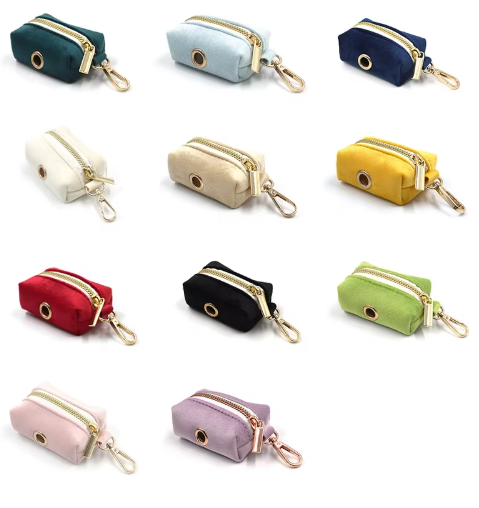 Mini Plastic Bag Holder / Travel Rubbish Bag Dispenser - plain