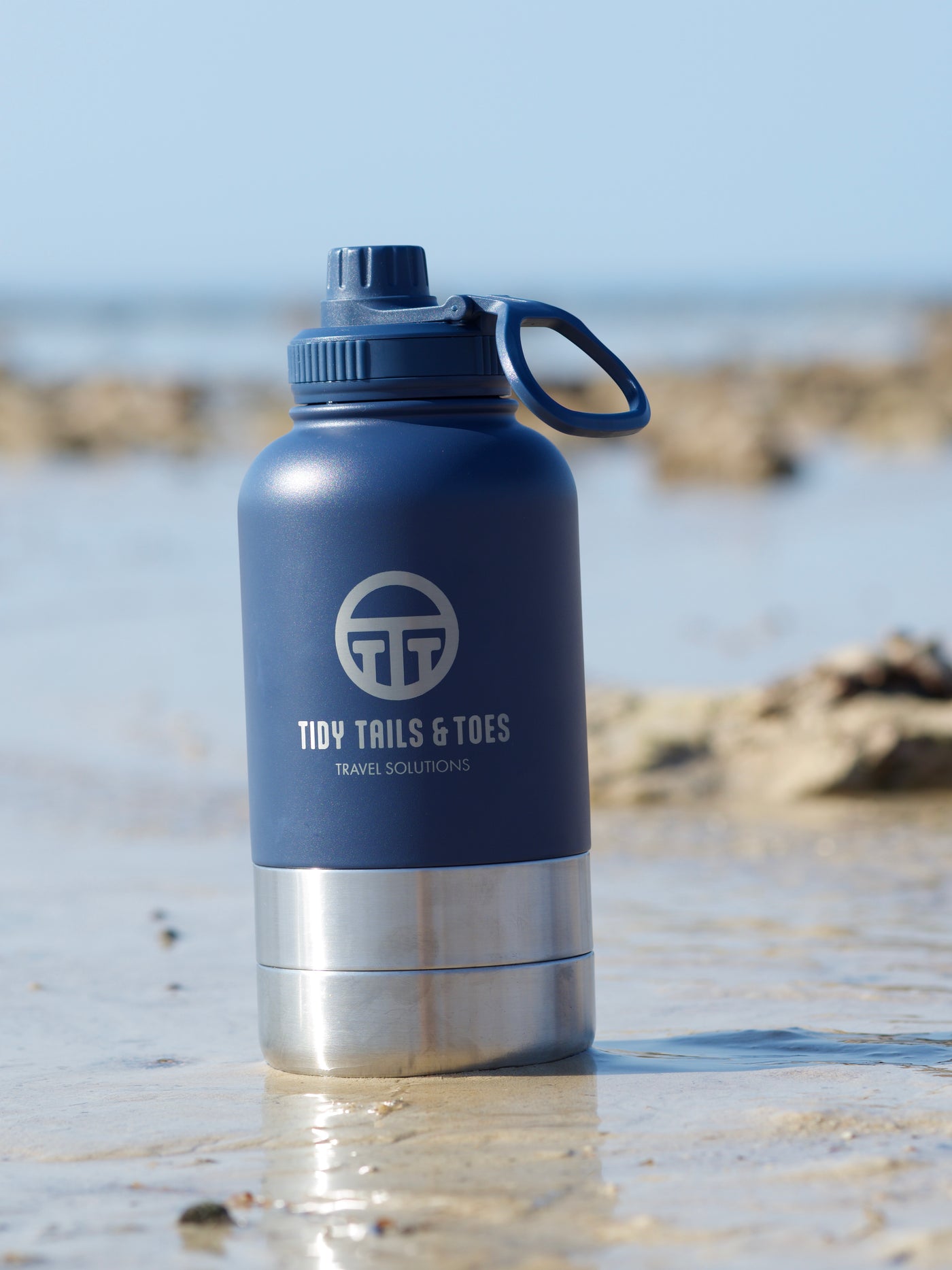 3 in 1 Stainless Steel Insulation Portable Travel Water and Food Bottle / Bento Cylinder