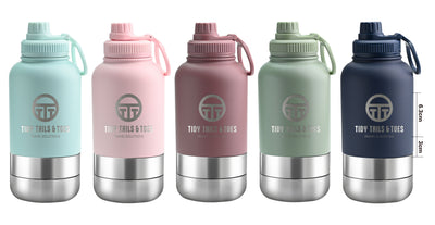 3 in 1 Stainless Steel Insulation Portable Travel Water and Food Bottle / Bento Cylinder